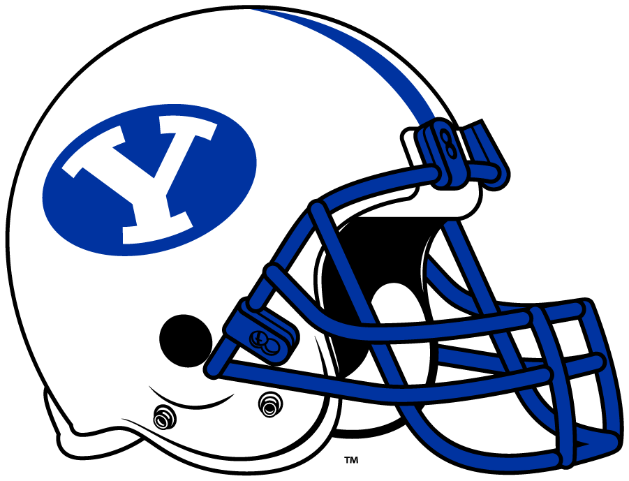 Brigham Young Cougars 1978-1997 Helmet Logo iron on transfers for clothing